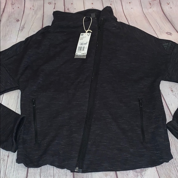 SOLD adidas women Athletic W HTR Tract Top Jacket - Picture 5 of 5